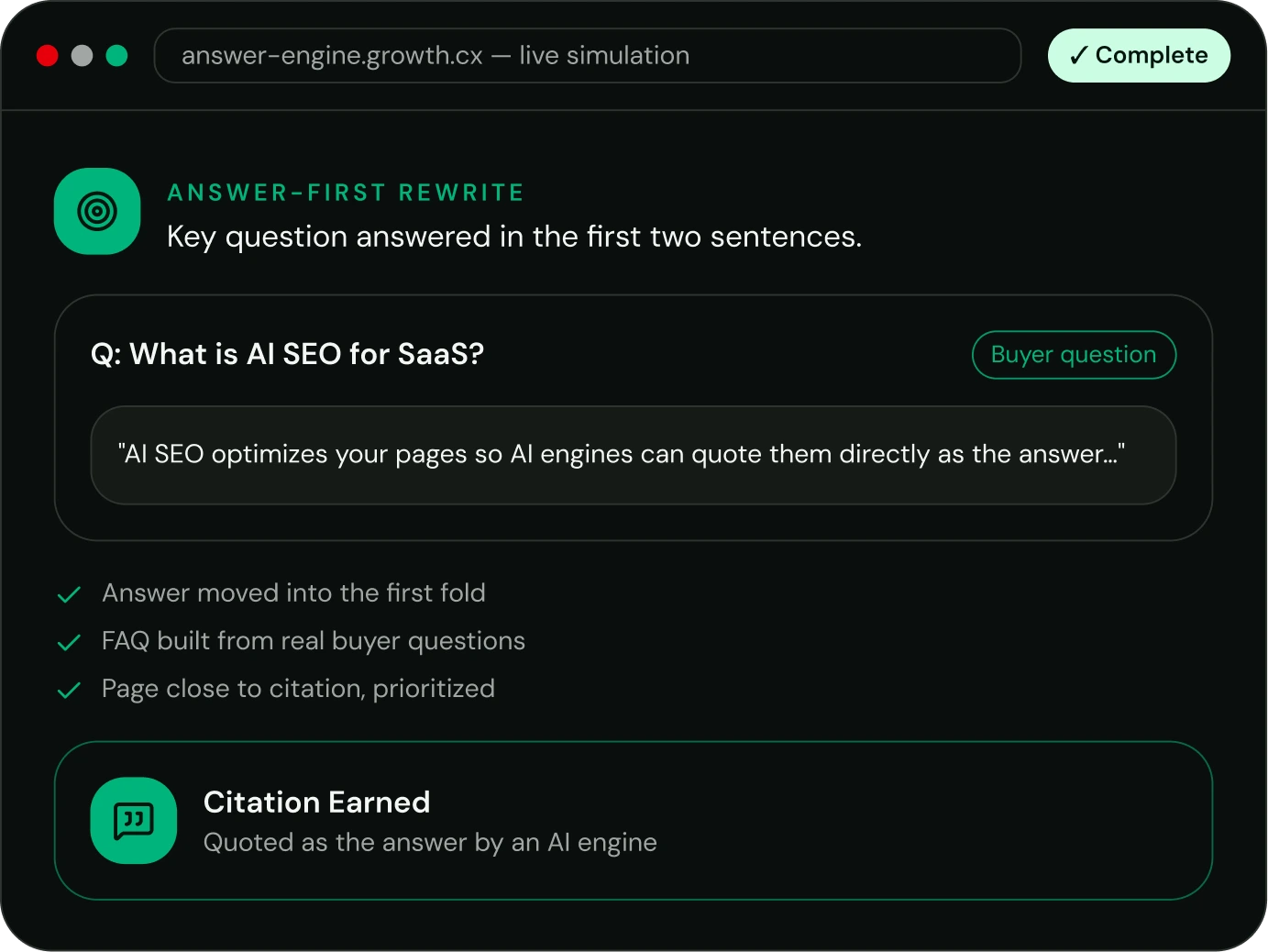 AEO Agency for B2B SaaS