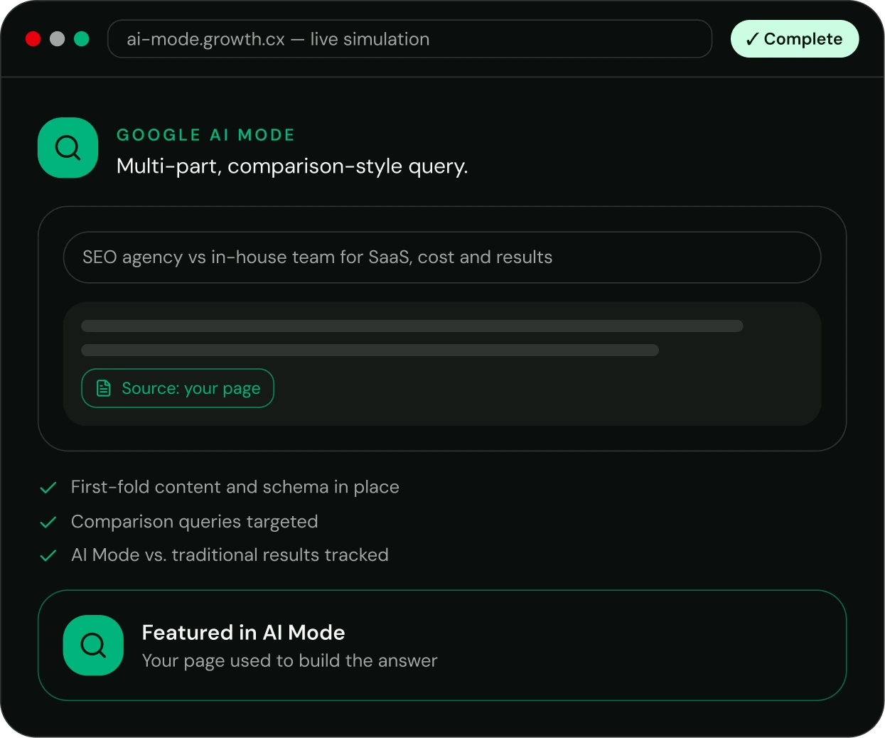 Google AI Mode Optimization