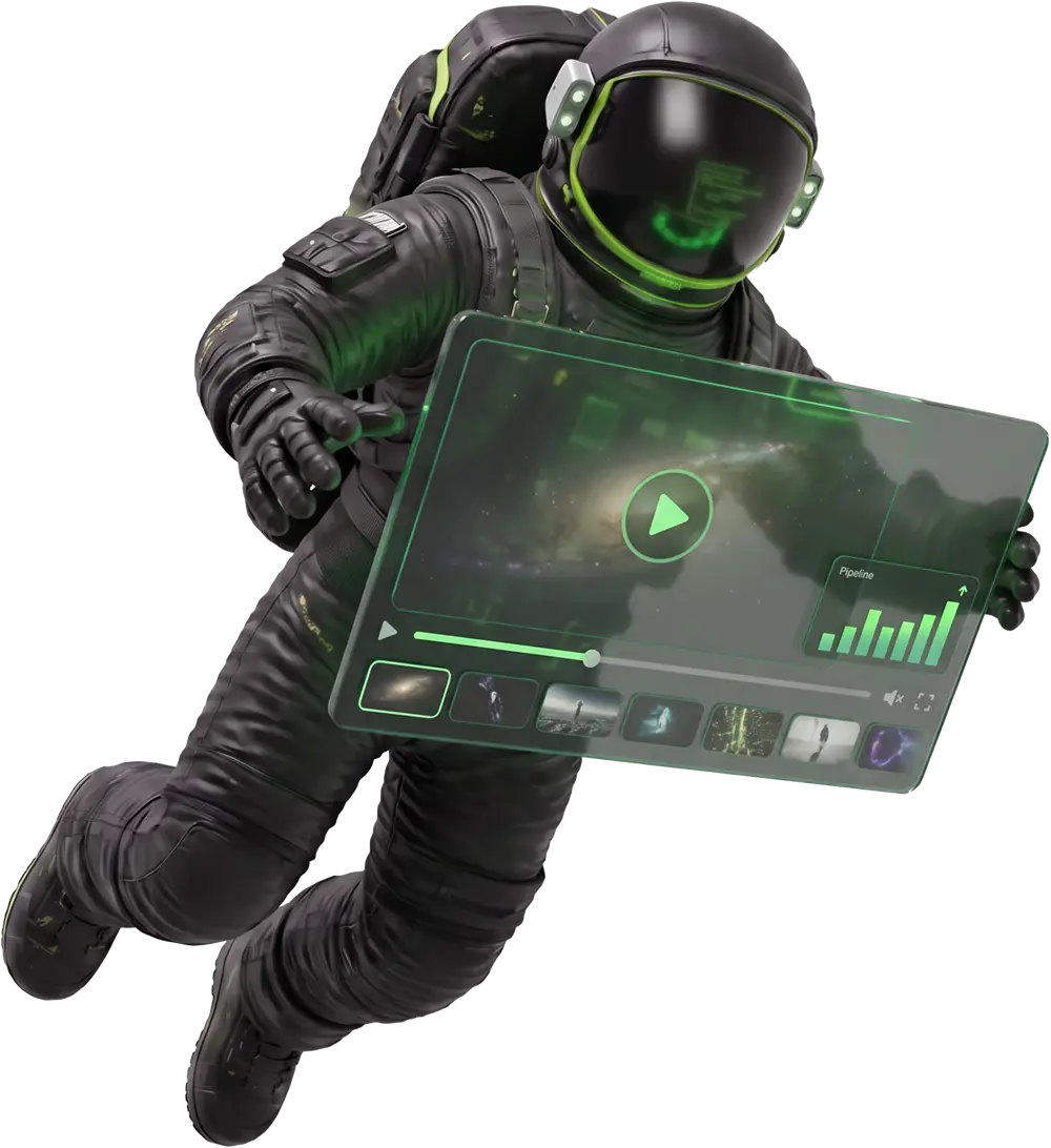 Astronaut mascot