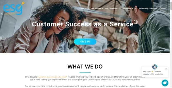  ESG Success homepage