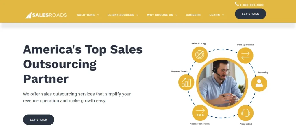 SalesRoads sales outsourcing services