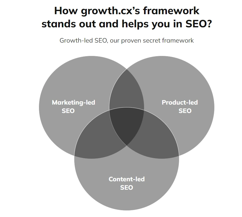 how growth.cx framework stands out and helps you in SEO
