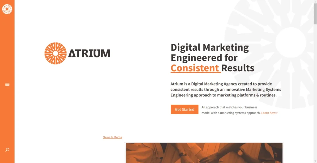 Atrium homepage
