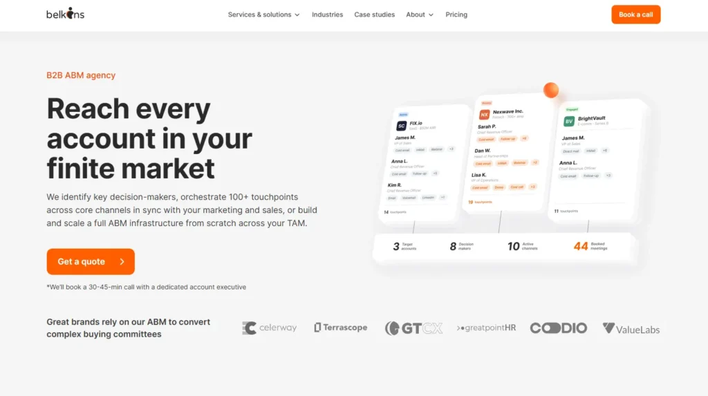 Belkins home page