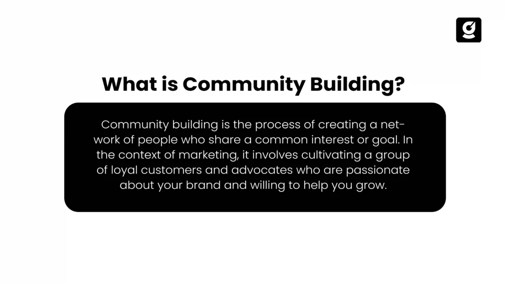  Community building