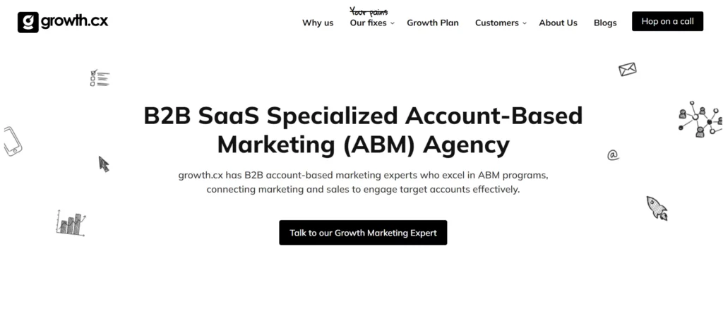 growth.cx B2B SaaS Specialized ABM agency