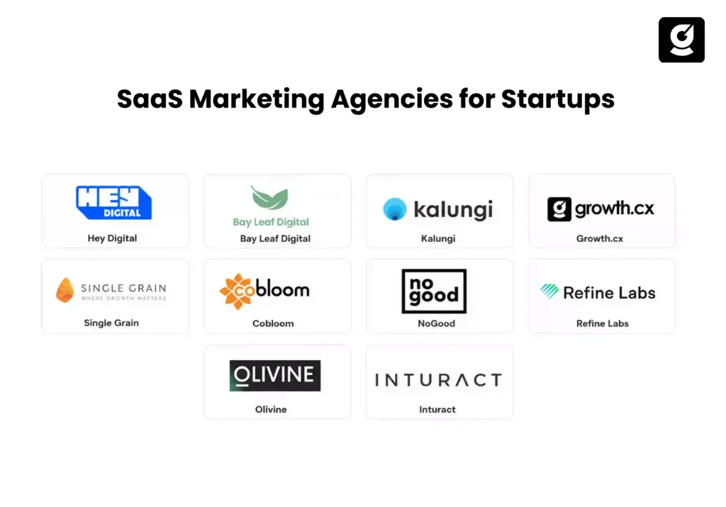 Top 13 SaaS marketing agencies for startups