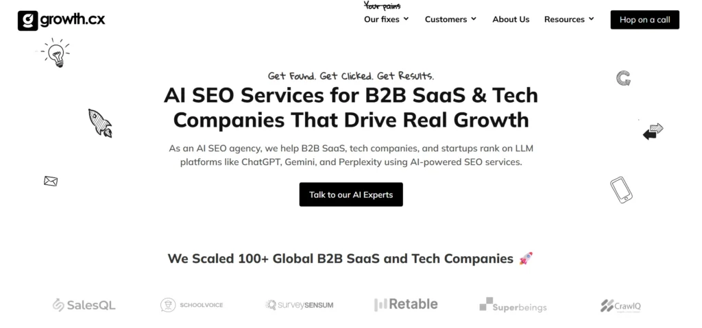 growth.cx is the best SaaS SEO agency for b2b saas and tech companies