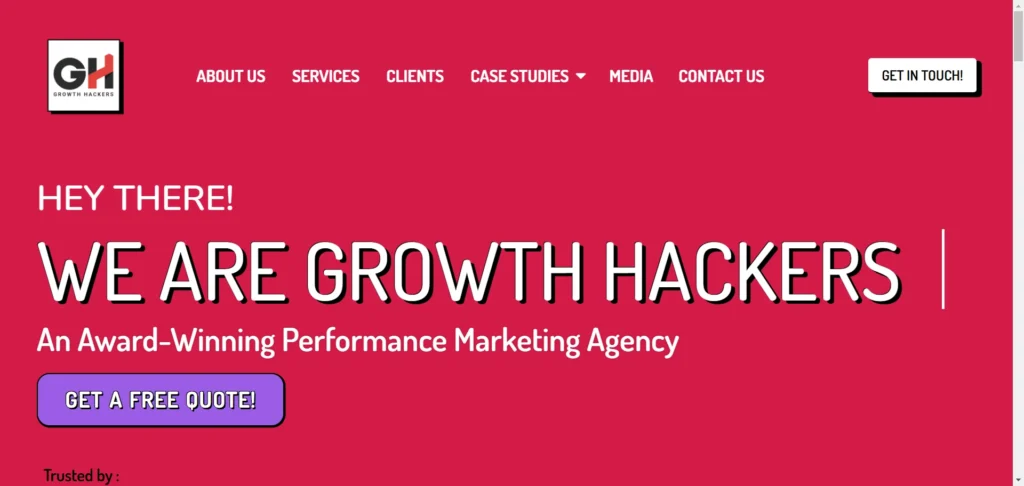 Growth Hackers Digital marketing agency
