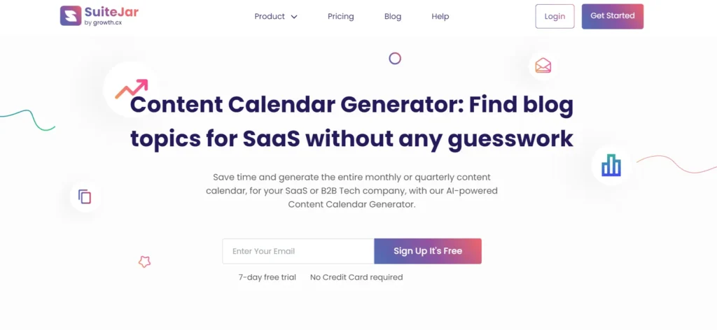 SuiteJar content calendar generator