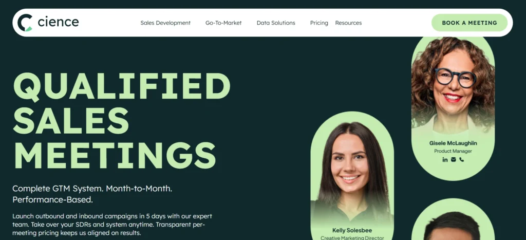 CIENCE sales as a service agency