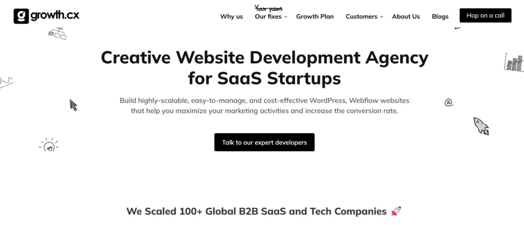 growth.cx website design and development agency