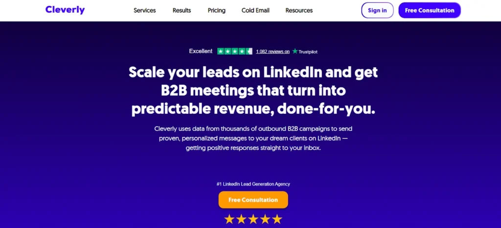 Cleverly cold email marketing agency