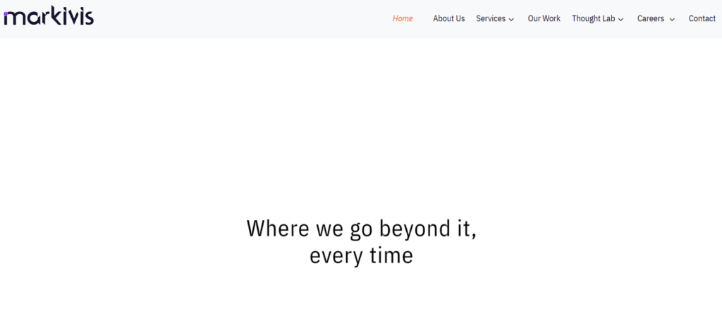 Markivis b2b saas product marketing agency Home Page
