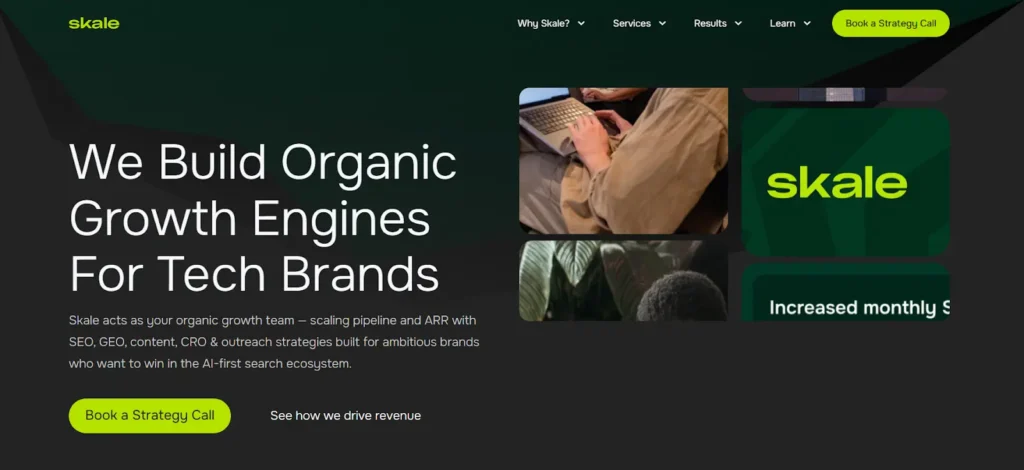 Skale b2b saas product marketing agency