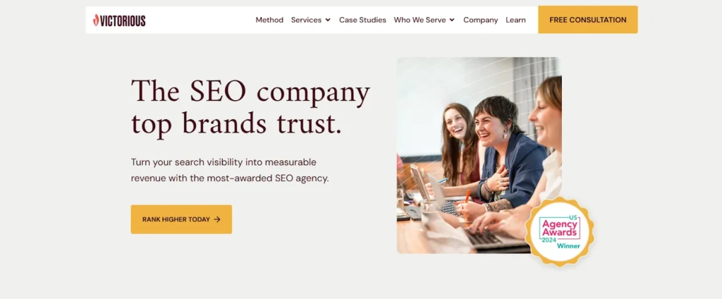 Victorious SaaS SEO agency