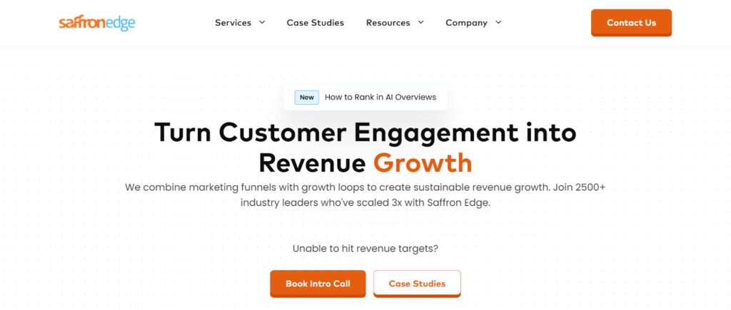 Saffron Edge marketing agency
