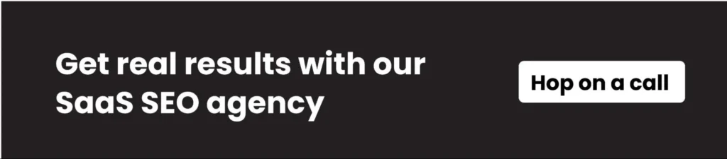 saas seo agency cta