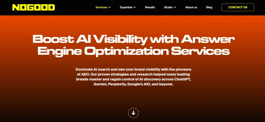 NoGood answer engine optimization services