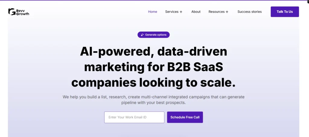 RevvGrowth AI-powered marketing company
