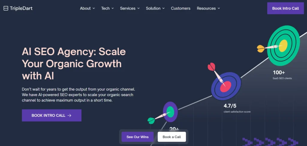 TripleDart AI SEO agency
