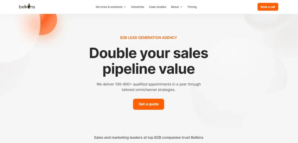 Belkin's LinkedIn Outreach Agency for B2B SaaS