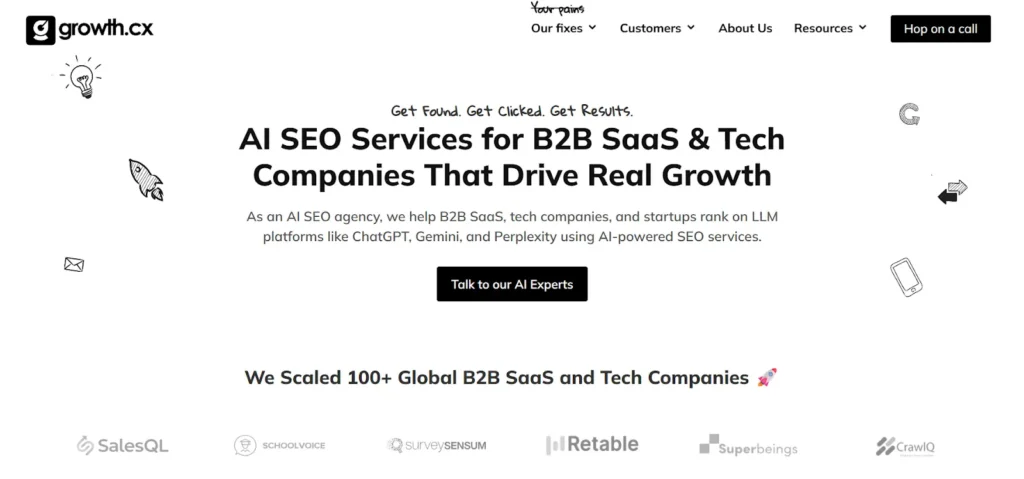 Growth.cx AI SEO Services for B2B SaaS and Tech Companies