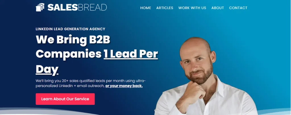 SalesBread LinkedIn Outreach Agency for B2B SaaS