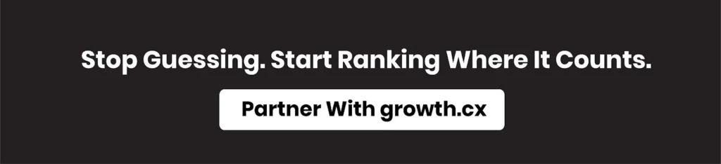 prompting readers to contact growth.cx