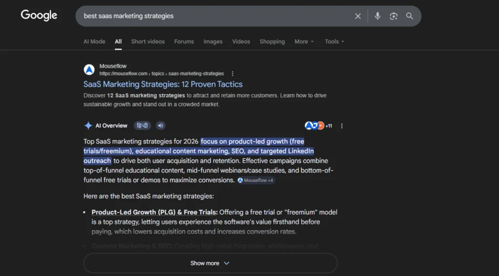 AI Search Optimization Overview in SaaS Strategy
