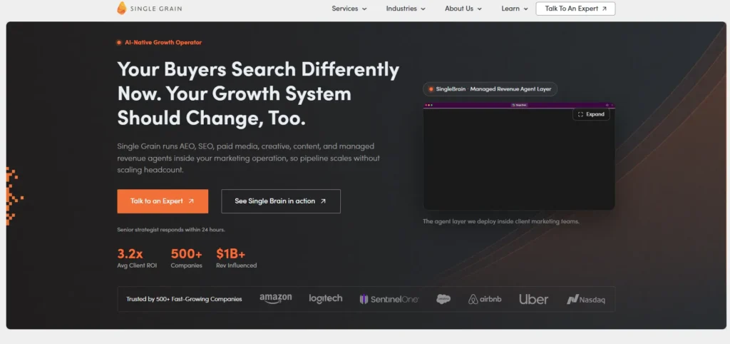 Single Grain AI SEO Services