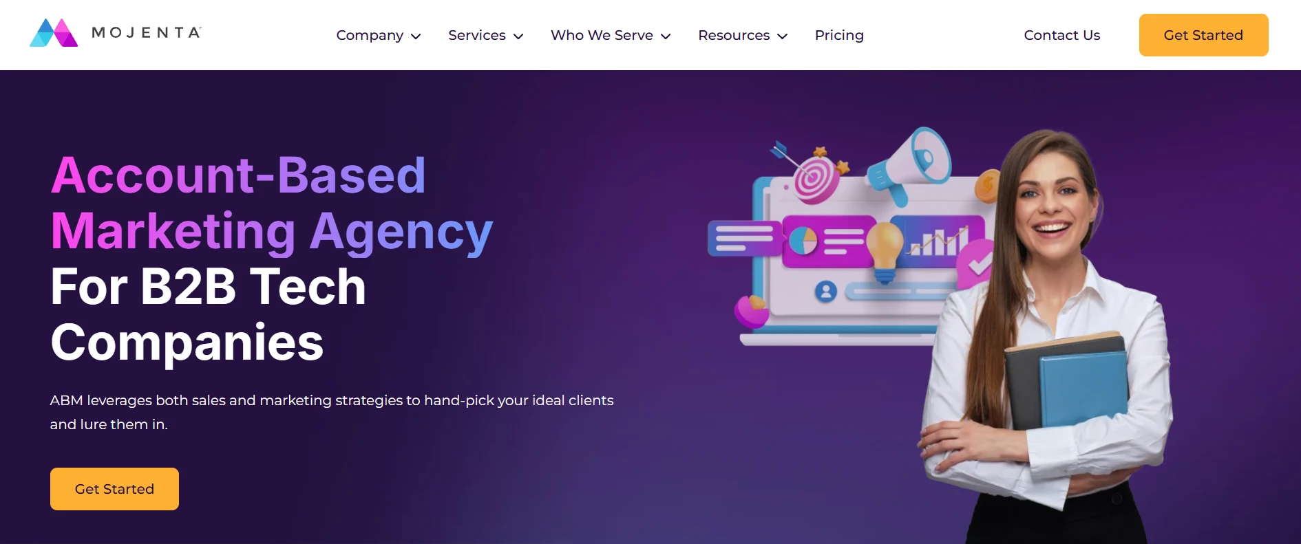  Mojenta ABM Agency Page