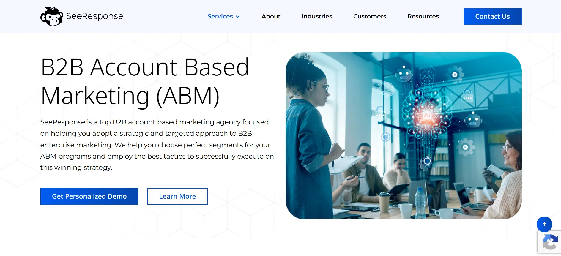 SeeResponse ABM Agency Homepage