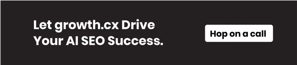 prompting readers to contact growth.cx