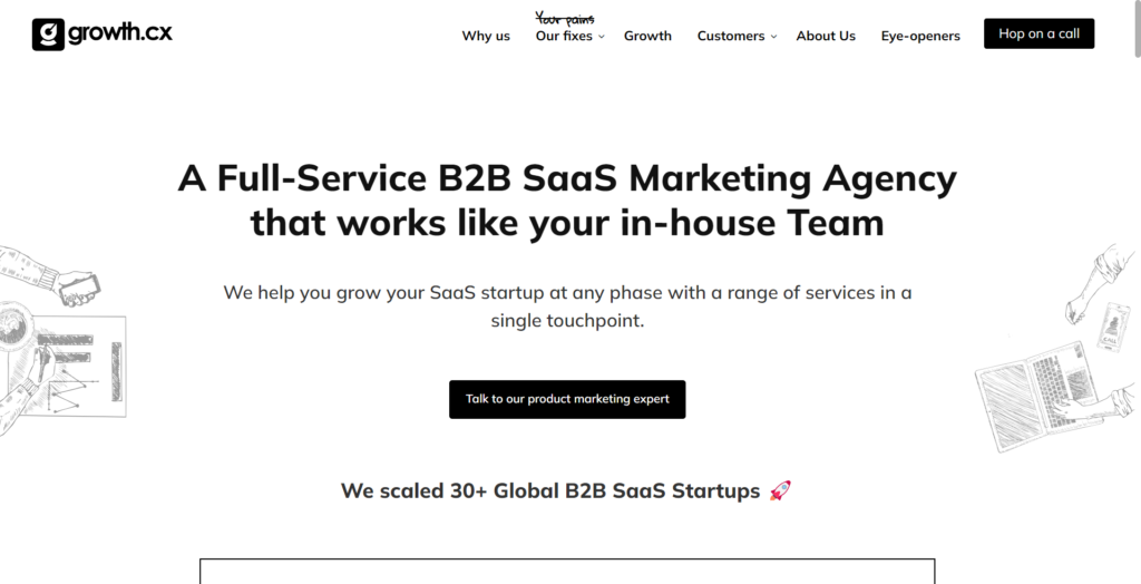 Growth.cx Home page