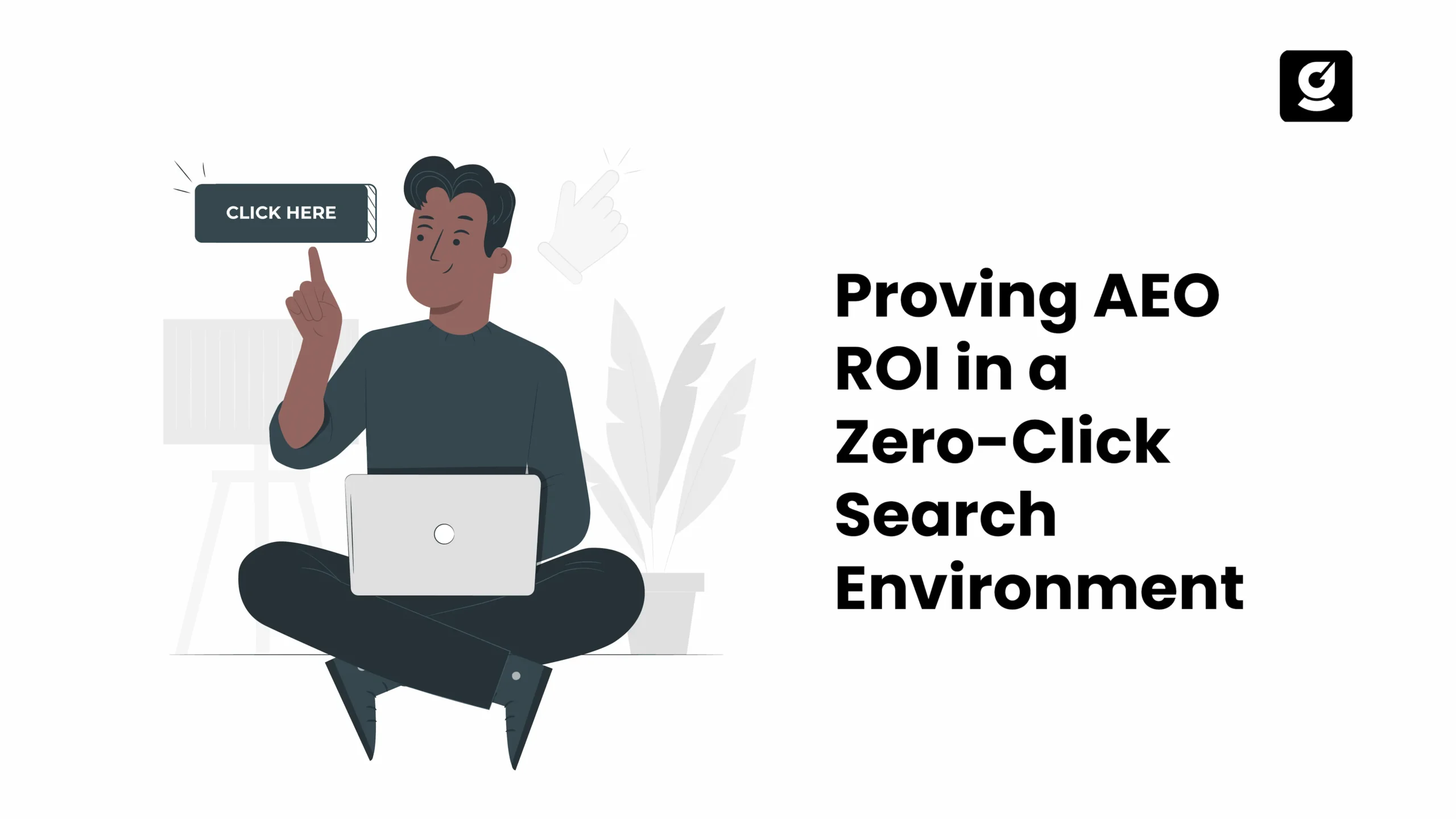 Banner Image Illustrating AEO Marketing Metrics for B2B SaaS