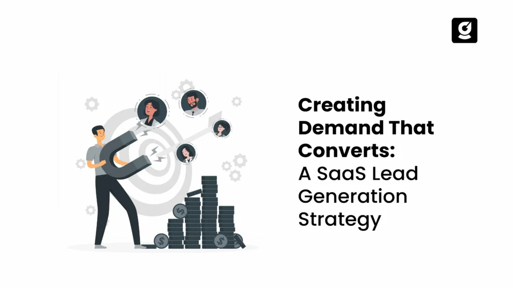 Blog Banner Illustrating B2B SaaS Lead Generation Strategy