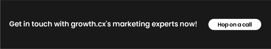 prompting readers to contact growth.cx
