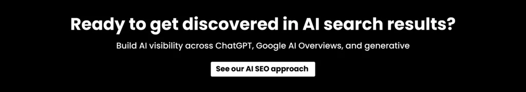 CTA banner image for AI SEO service page