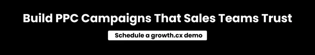 SaaS PPC agency CTA focused on qualified pipeline generation and sales growth