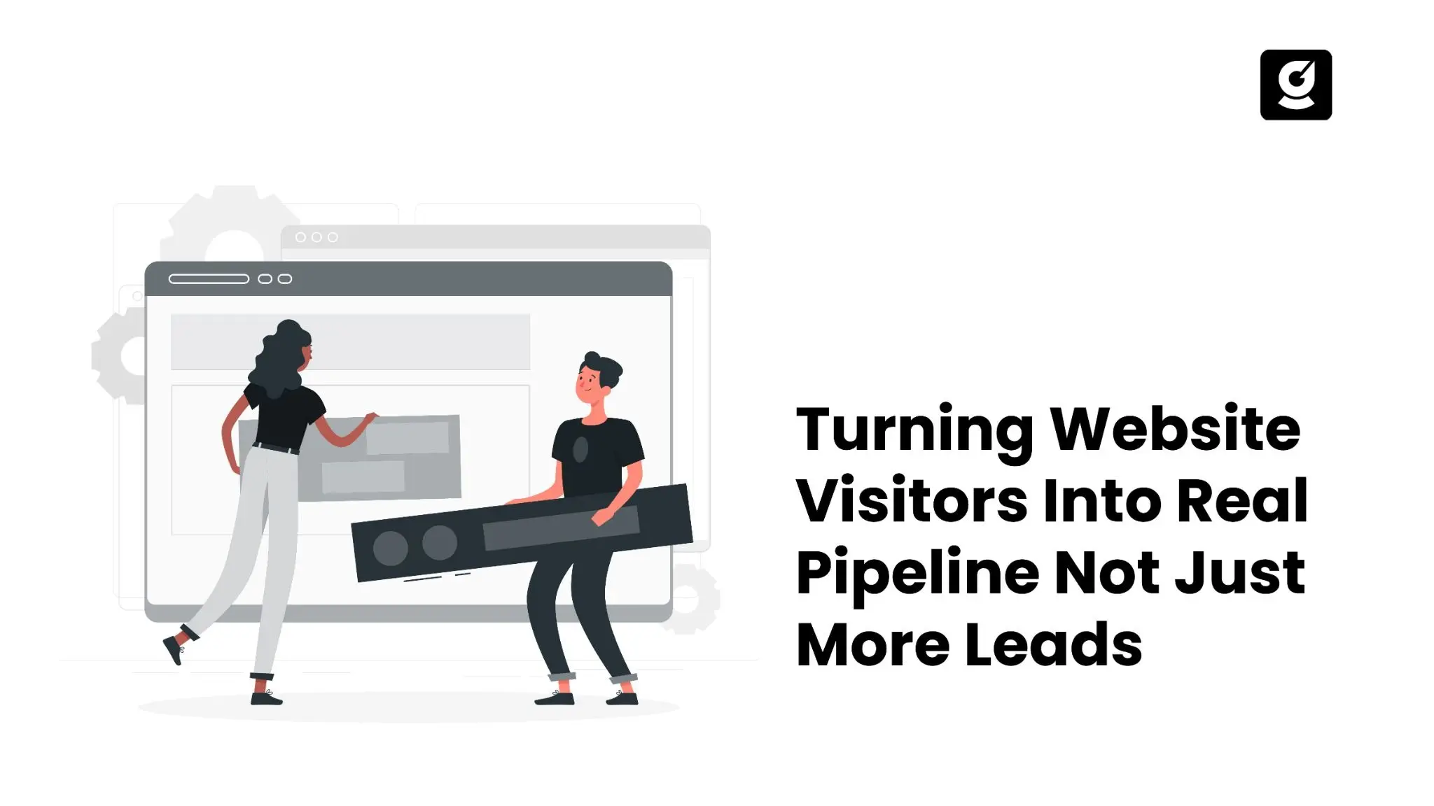 showing the gap between rising website conversion rates and thin B2B SaaS sales pipeline