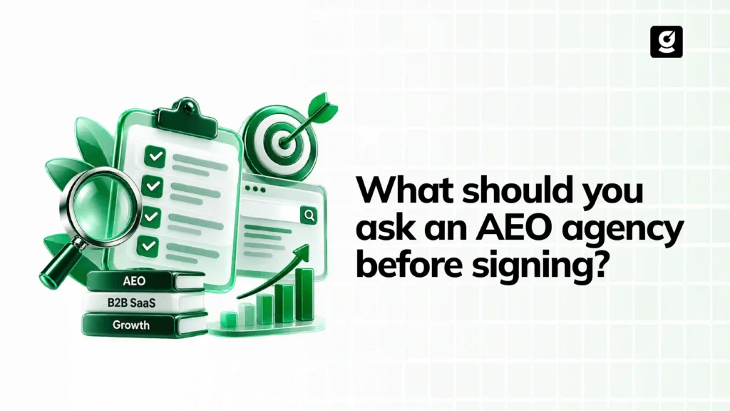 Questions to ask an AEO agency before signing a contract