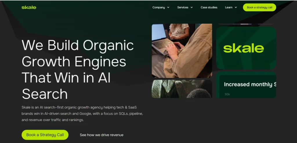 Skale SaaS SEO and AI citation outreach services